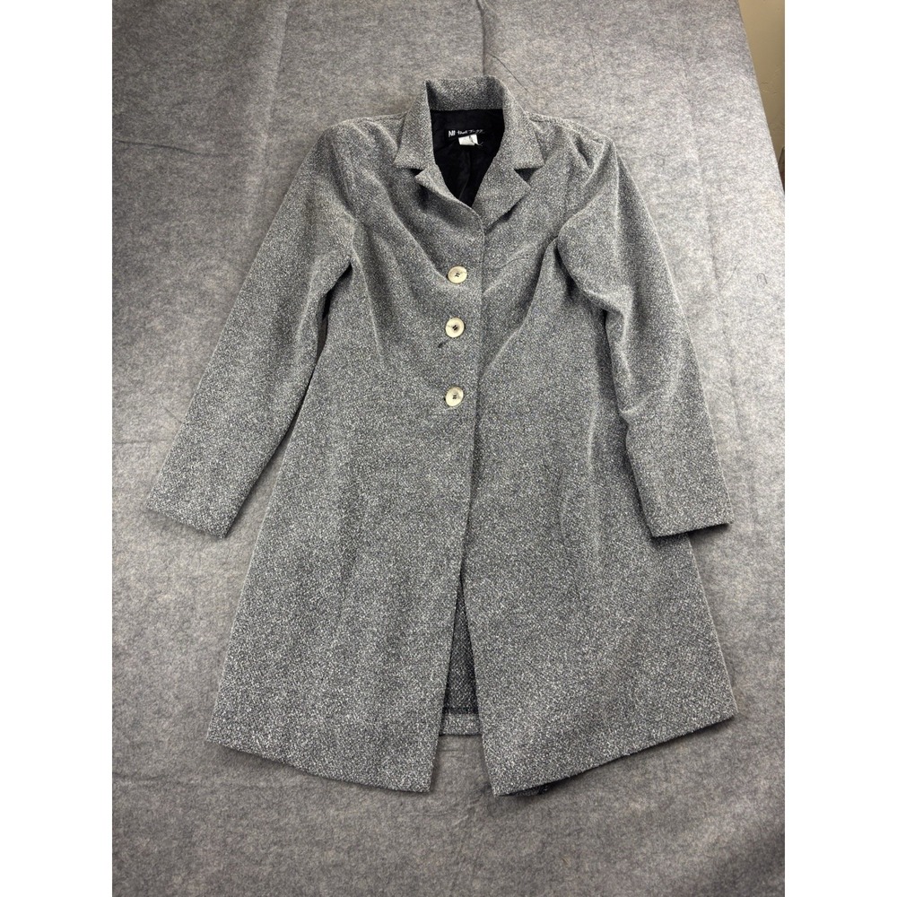 All that Jazz Women's 5/6 Jacket Trench Textured Y2K 90s VTG Minimalist Timeless